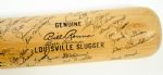 1958 Bill Renna Game Used Boston Red Sox Team signed Half Bat