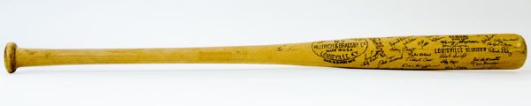1958 Harry Simpson Game Used Kansas City As Team Signed Bat