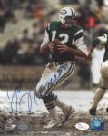 Lot of 3 Joe Namath signed 8x10