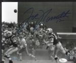 Lot of 3 Joe Namath signed 8x10