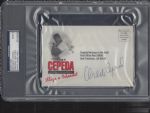 Orlando Cepeda Signed Postcard PSA 9 Mint