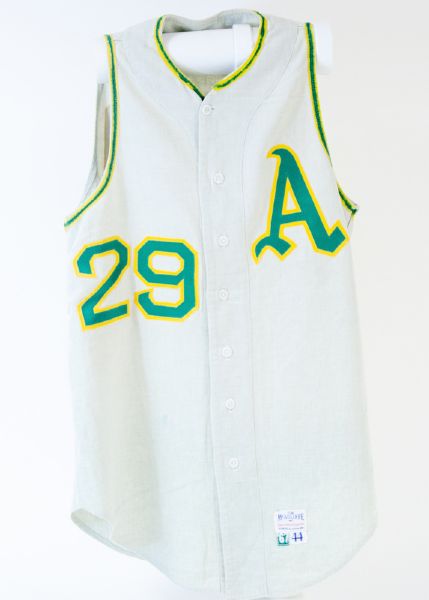 1967 Chuck Dobson Kansas City As Game Worn Jersey (ROAD)