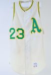 1966 Jack Aker Kansas City A's Game Worn Jersey (HOME)