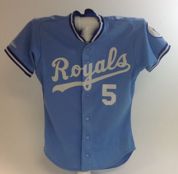 1989 George Brett Game Worn Jersey (ROAD)