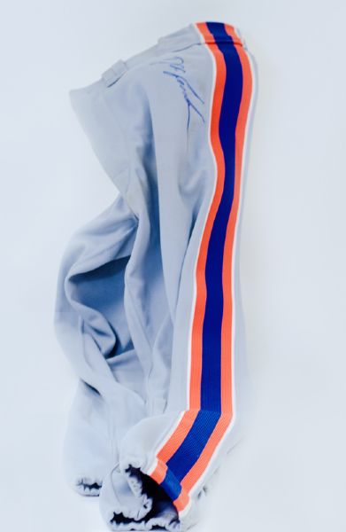 1988 Dwight Gooden New York Mets Game Used Autographed Pants
