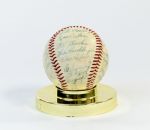 1966 Kansas City A's Team Signed Baseball (31 Sigs)