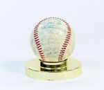 1966 Kansas City A's Team Signed Baseball (31 Sigs)