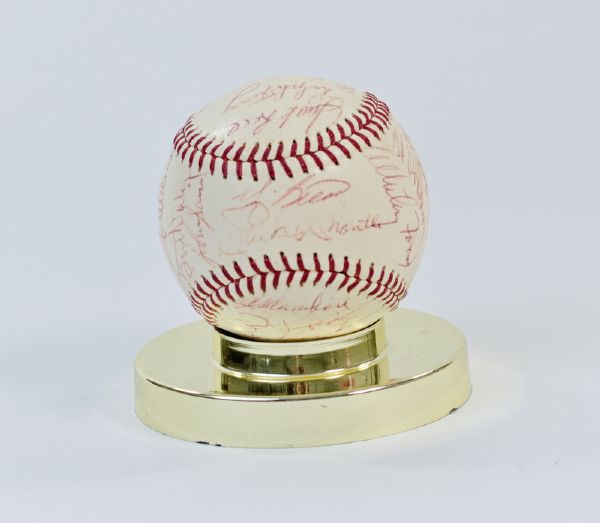 1963 New York Yankees Team Signed Baseball (29 Sigs)