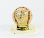 1959 New York Yankees Team Signed Baseball (17 Sigs)