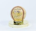 1959 New York Yankees Team Signed Baseball (17 Sigs)