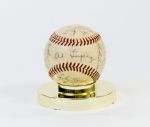 1955 Cleveland Indians Team Signed Baseball (24 Sigs)