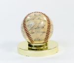 1955 Cleveland Indians Team Signed Baseball (24 Sigs)