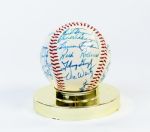 1963 Minnesota Twins Team Signed Baseball (25 Sigs)