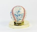 1963 Minnesota Twins Team Signed Baseball (25 Sigs)