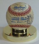 1987 Minnesota Twins Team Signed Baseball (30 Sigs)