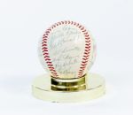 1959 Cleveland Indians Team Signed Baseball (30 Sigs)