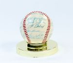 1958 Boston Red Sox Team Signed Baseball (24 Sigs)