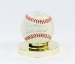 1958 Boston Red Sox Team Signed Baseball (24 Sigs)