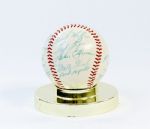 1958 Boston Red Sox Team Signed Baseball (24 Sigs)