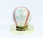 1958 Boston Red Sox Team Signed Baseball (24 Sigs)