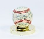 1970 Kansas City Royals Team Signed Baseball (24 Sigs) 