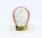 1970 Kansas City Royals Team Signed Baseball (24 Sigs) 