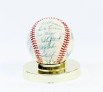 1970 Kansas City Royals Team Signed Baseball (24 Sigs) 