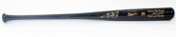 Frank White Signed Mighty Bat Royals Hall Of Fame Commerative 