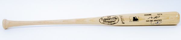 Jason Giambi Autographed Game Model Baseball Bat