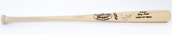 George Brett Single Signed Baseball Bat