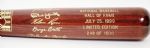 July 25th 1999 Hall Of Fame Induction Commemorative Bat (Brett, Yount, Ryan, Etc.)
