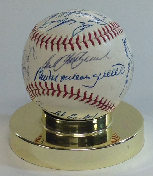 1963 Boston Red Sox Team Signed Baseball (20 Sigs)