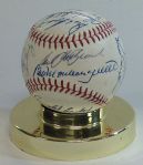1963 Boston Red Sox Team Signed Baseball (20 Sigs)