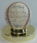 1963 Boston Red Sox Team Signed Baseball (20 Sigs)
