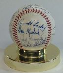 1963 Boston Red Sox Team Signed Baseball (20 Sigs)