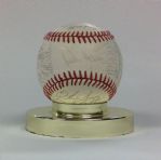 1983 Kansas City Royals Team Signed Baseball (26 Sigs)