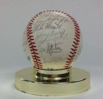 1983 Kansas City Royals Team Signed Baseball (26 Sigs)