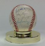 1983 Kansas City Royals Team Signed Baseball (26 Sigs)