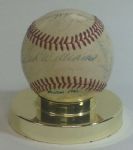 1960 Boston Red Sox Team Signed Baseball (28 Sigs)