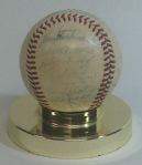 1960 Boston Red Sox Team Signed Baseball (28 Sigs)