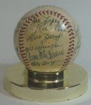 1955 Kansas City A's Team Signed Baseball (25 Sigs)- 1st Year!!
