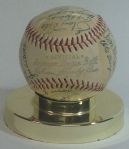 1955 Kansas City A's Team Signed Baseball (25 Sigs)- 1st Year!!