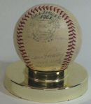 1961 Baltimore Orioles Team Signed Baseball (26 Sigs)