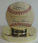 1961 Baltimore Orioles Team Signed Baseball (26 Sigs)