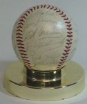 1961 Minnesota Twins Team Signed Baseball (27 Sigs) 1st season in Minnesota