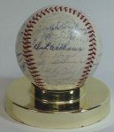 1960 Kansas City A's Team Signed Baseball (28 Sigs)