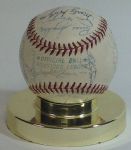 1960 Kansas City A's Team Signed Baseball (28 Sigs)