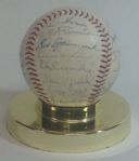1964 Boston Red Sox Team Signed Baseball (30 Sigs)