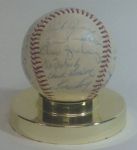 1969 Kansas City Royals Team Signed Baseball (26 Sigs)- 1st Year!!!