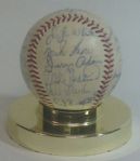 1969 Kansas City Royals Team Signed Baseball (26 Sigs)- 1st Year!!!